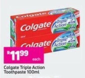 Game Colgate Triple Action Toothpaste 100ml offer