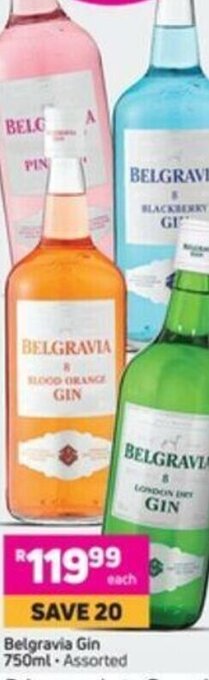 Game Belgravia Gin 750ml offer