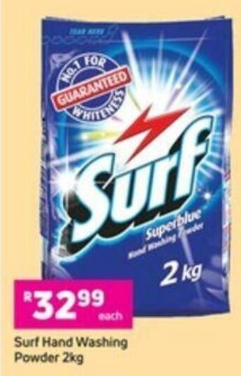 Game Surf Hand Washing Powder 2kg offer