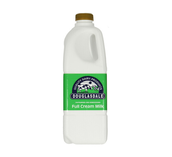 Douglasdale dairy full cream milk (1 x 2l) offer at Makro’s liquor