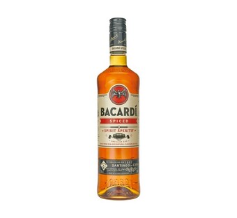 Bacardi spiced rum (1 x 750 ml)