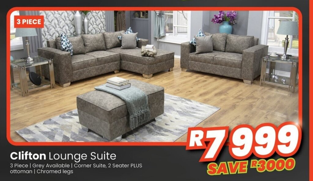 Clifton Lounge Suite offer at Discount Decor