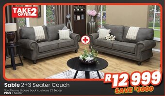 Discount Decor Sable 2+3 Seater Couch offer