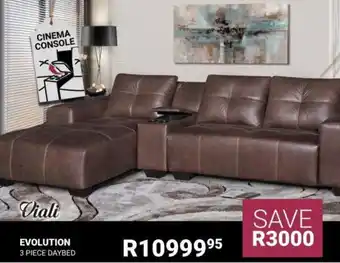 Viali Evolution 3 piece Daybed