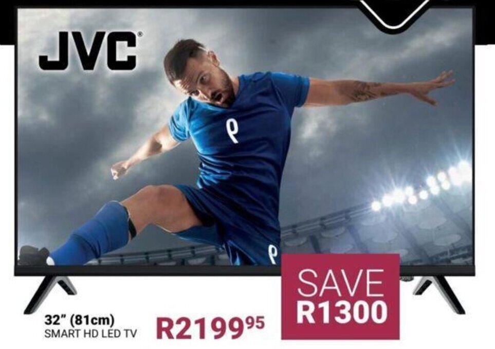 JVC 32" 981cm) Smart HD LED TV offer at Bradlows