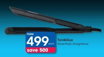Clicks Toni & Guy Wide-Plate Straightener offer