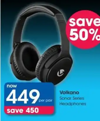 Clicks Volkano Sonar Series Headphones offer