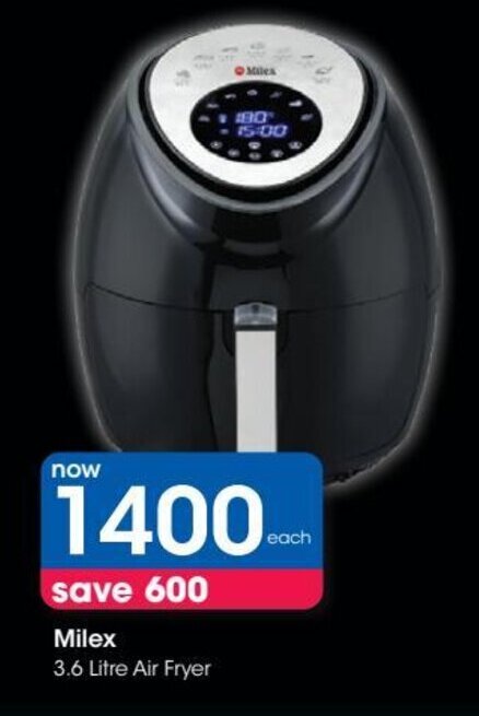 milex 3.6 l air fryer