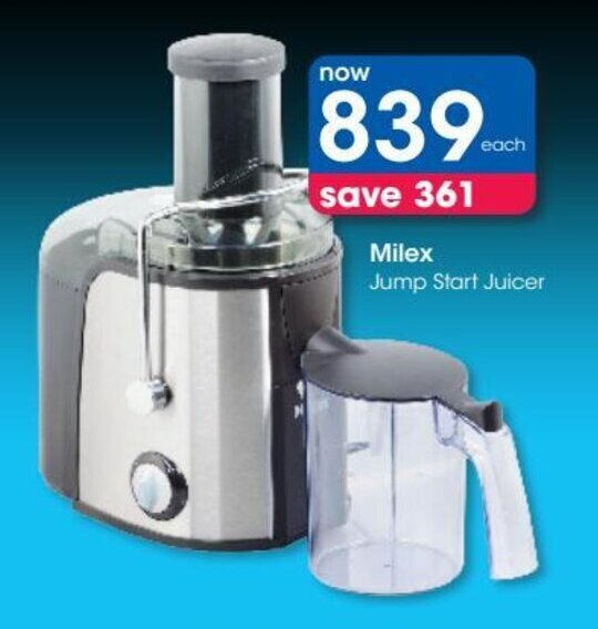 Milex Jump Start Juicer offer at Clicks