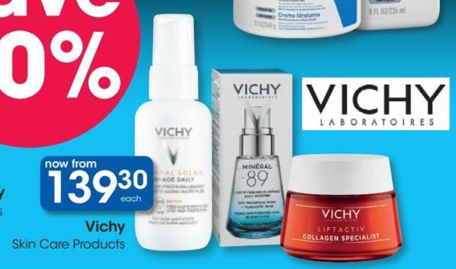 Vichy Skin Care Products offer at Clicks