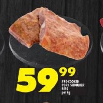 Shoprite Pre-Cooked Pork Shoulder Ribs per kg offer