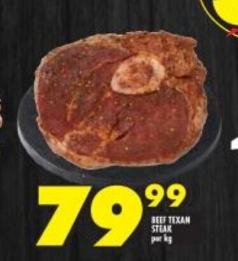 Shoprite Beef Texan Steak per kg offer