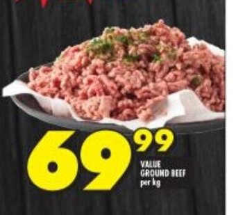 Shoprite Value Ground Beef per kg offer