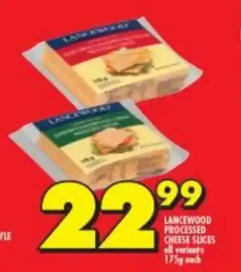 Shoprite Lancewood Processed Cheese Slices all variants 175g each offer