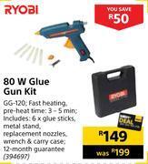 Builders Warehouse Ryobi 80w glue gun kit offer