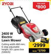 Builders Warehouse Ryobi 2400w electric lawnmower offer