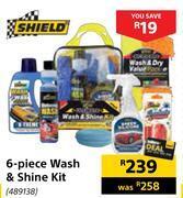 Builders Warehouse Shield 6 piece wash & shine kit offer
