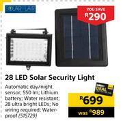 Builders Warehouse Solar flair 28 led solar security light offer