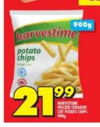 Shoprite Harvestime Frozen Straight Cut Potato Chips 900g offer