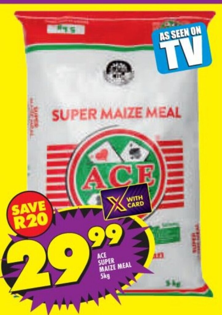 Ace Super Maize Meal 5kg offer at Shoprite