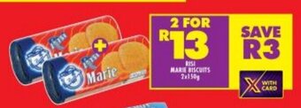 Shoprite Risi Marie Biscuits 2x150g offer