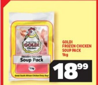 Usave Goldi Frozen Chicken Soup Pack 1kg offer