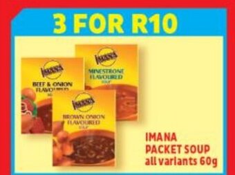 Imana Packet Soup all variants 60g