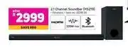 Game Hisense 2.1 channel wireless soundbar (hs219) offer