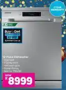 Game Samsung 12-place dishwasher offer