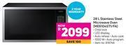 Game Samsung 28 l stainless steel microwave oven (me6104st1/fa) offer