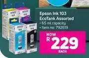 Game Epson ink 103 eco tank assorted-each offer