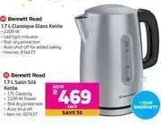 Game Bennett read 1.7 l satin silk kettle offer