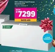 Game Kic 553 l white chest freezer (kcg570/1) offer