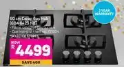 Game Whirlpool 60 cm ceran gas hob (goa 6423 nb) offer
