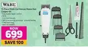 Game Wahl 11 piece multi cut deluxe home hair clipper kit-per set offer