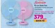 Game Sunbeam 30cm desk fan-each offer