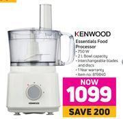 Game Kenwood essentials food processor offer