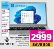 Game Connex intel celeron pro gun metal laptop offer