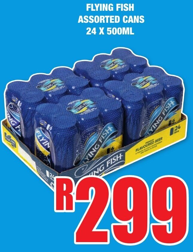 Flying Fish Assorted Cans 24x500ml offer at Boxer Liquors