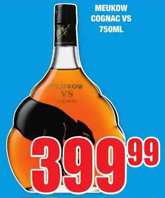 Boxer Liquors Meukow Cognac VS 750ml offer