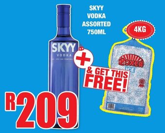 Boxer Liquors Skyy Vodka Assorted 750ml offer