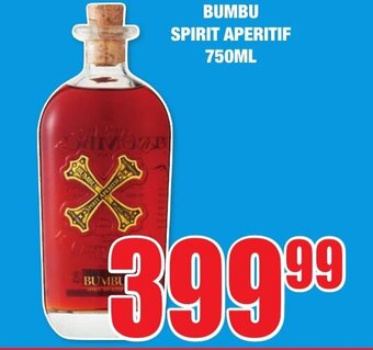 Bumbu Spirit Aperitif 750ml