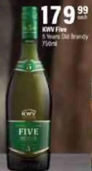 Liquor City KWV Five offer