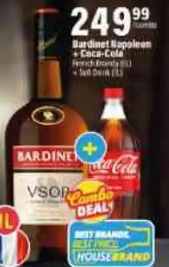 Liquor City Bardinet Napoleon + Coca-cola offer