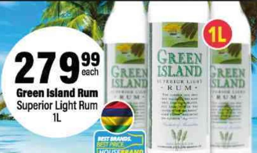 Green Island Rum 1L offer at Liquor City