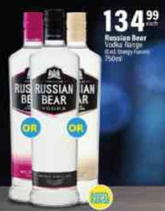 Liquor City Russian Bear Vodka offer