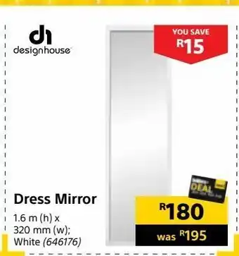 Builders Warehouse Full length mirror offer