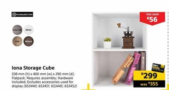 Builders Warehouse Iona storage cube offer