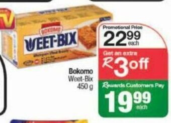 Spar Bokomo Weet Bix 450g offer