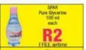 Spar SPAR Pure Glycerine 100ml offer
